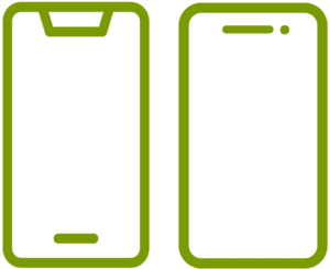 Croft enterprise business mobile hardware green icon