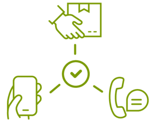 Croft small business hardware as a service green icon.