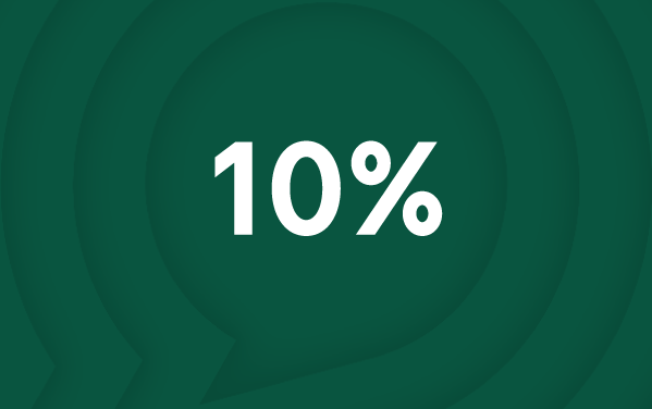 IoT connectivity 10% stat icon