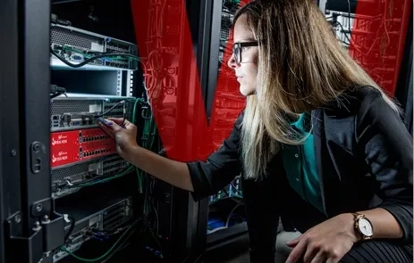A WatchGuard Partner expert working on a Firewall (Firebox)