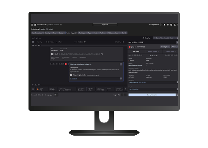 Managed detection and response (MDR) portal