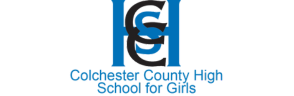 Communications connectivity for education Colchester County High School for Girls logo.