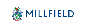 Communications connectivity for education Millfield logo.